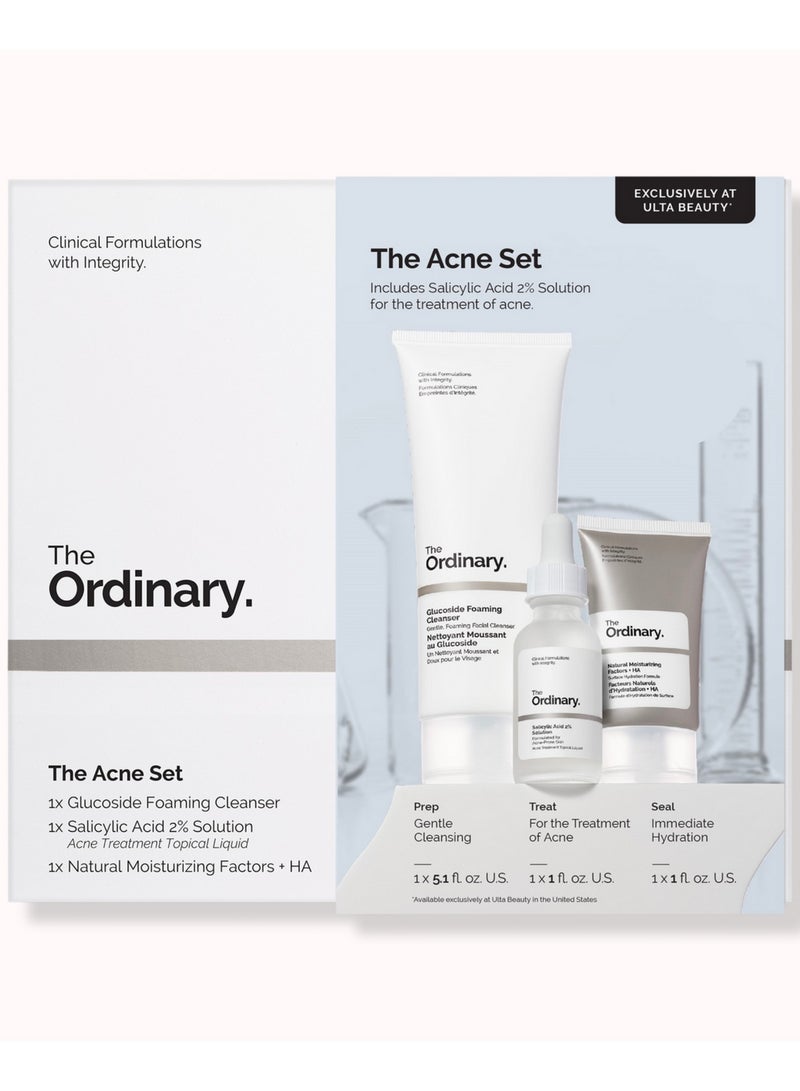 ذا اورديناري مجموعة علاج حب الشباب العادية - Image 1